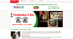 Desktop Screenshot of enchiladasymas.com